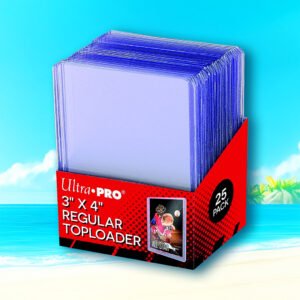Ultra Pro 3x4 Regular Toploaders [25 Pack]