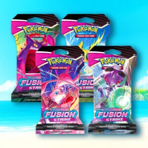 Pokémon: Fusion Strike Sleeved Booster Pack Art Bundle [Set of 4]